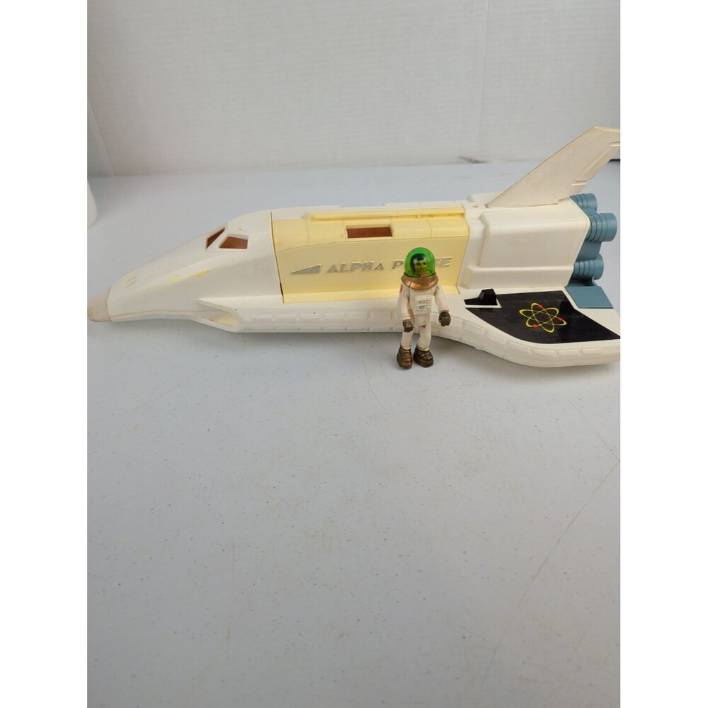 Vintage Fisher Price Adventure People Alpha Probe Space Shuttle #325, Works